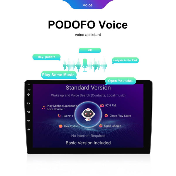 7 inch 6+128G Android Universal HD Large Screen Car Bluetooth Player Android GPS Navigation Integrated Machine(Standard+AHD Camera)