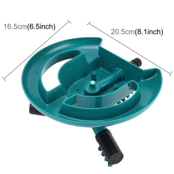 Garden Automatic Rotating Nozzle 360 Degree Rotary Automatic Sprinkler Garden Lawn Watering Nozzle Irrigation Nozzle with 3/4 inch Water Hose Connector