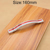 Crystal Color Diamond Modern Wardrobe Door Cabinet Wine Cabinet Fashion Drawer Handle, Hole Distance: 160mm(Red)