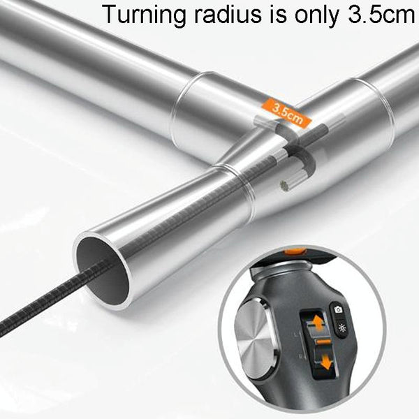 Teslong TD500 HD 5 Inch Large Screen 360 Degree Dual Steering Borescope Industrial Components Overhaul