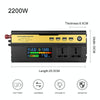8896 2200W Car Smart Multi-functional Digital Display Inverter, Specification:12V
