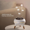 Dynamic Multi-Spray Aromatherapy Diffuser With Colorful Lights Remote Control Humidifier US Plug(V80 Spit Circle Upgrade Model)