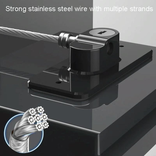 Multifunctional Children Window Safety Lock With Key Refrigerator Cabinet Lock Dual Purpose Limator(White)