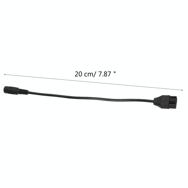20cm DC5521 Power Adapter To 12V Computer Case 4Pin Fan Cable