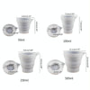2pcs 500ml Folding DIY Epoxy Measuring Cup Silicone Mold Candle Plaster Glue Mixing Cup