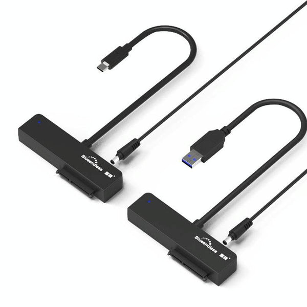 Blueendless US35 USB3.0 To SATA Adapter 2.5 / 3.5-Inch Hard Drive SSD Reader, Spec: USB3.0 12V2A