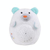 Kids Soft Toys Stuffed Plush Toys With Music & Stars Projector Light(White Bear)