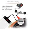 S21 Riding Helmet Bluetooth Intercom Headset, Specification: With USB Cable(Black)