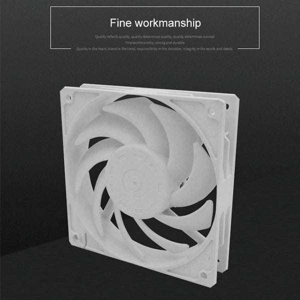 F140 Computer CPU Radiator Cooling Fan (Black)