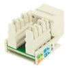 Networking RJ45 Cat6 Jack Module Connector Adapter (Normal Quality)(White)