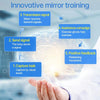 Intelligent Robot Split Finger Training Rehabilitation Glove Equipment With UK Plug Adapter, Size: M(Blue Right Hand)