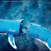 LS-XDU/RC B4 Remote Control Whale Toy Can Dive And Spray Water(Royal Blue)