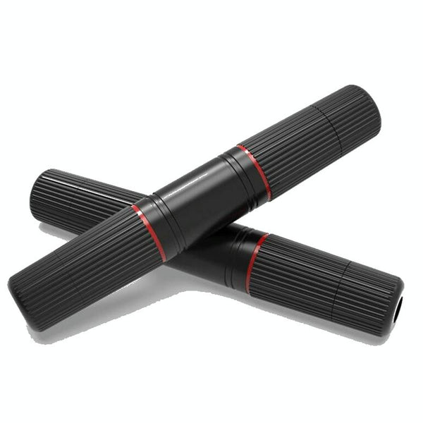 YM-8821 Pre-built Network Connectors Outdoor Waterproof Network Cable Extension Double Pass Head(Black)