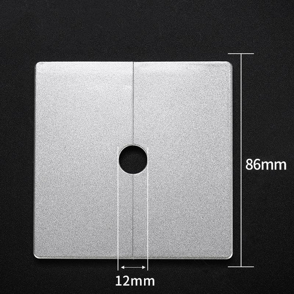 Square Hole Decoration Cover Wall Hole Plug, Style: 1.2cm Hole Silver