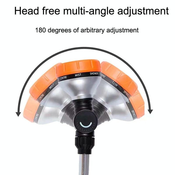 8 Functional Thumb Long Rod Sprinkler +3 Mats Multi-functional Home Irrigation Agricultural Garden Car Wash Shower