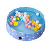 80 x 20cm Children Foldable No Need Inflate Bathing Tub Playing House Game Sand Ball Pool(Orange)