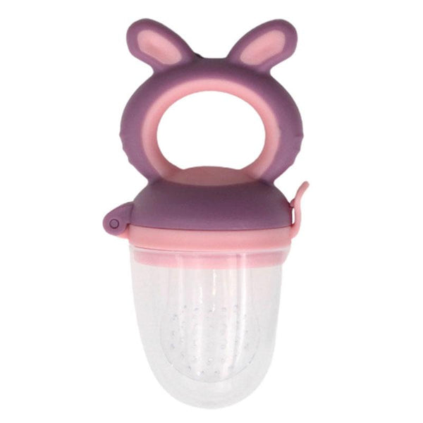 Baby Pacifier Fruit And Vegetable Auxiliary Feeder Baby Bites Feeder Nipples, Color: Large Purple