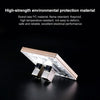 CAT.6 Shielded Pass-through Network Module, Dual Ports Panel + Shielded Pass-through (White)