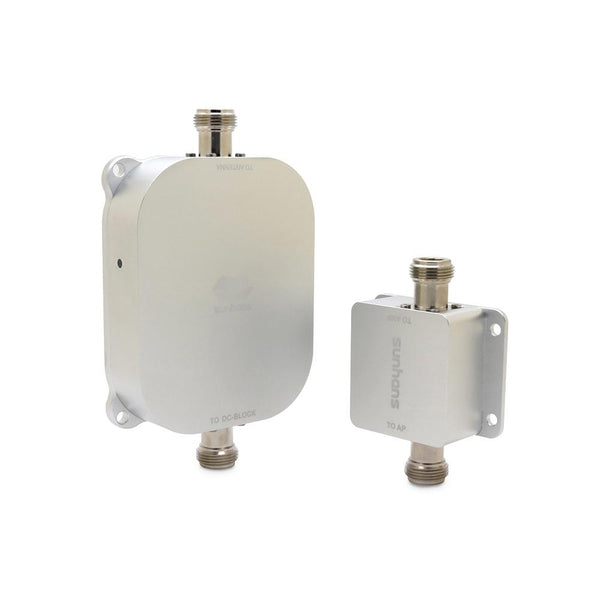 Sunhans 0305SH200780 2.4GHz/5.8GHz 4000mW Dual Band Outdoor WiFi Signal Booster, Plug:US Plug