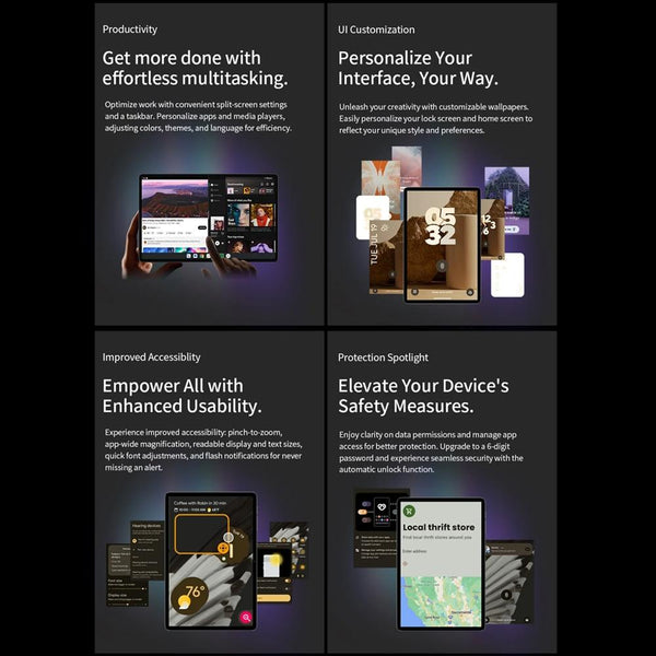 Teclast T65 Max Tablet PC 13 inch, 8GB+256GB,  Android 14 MediaTek Helio G99 Octa Core, 4G LTE Dual SIM