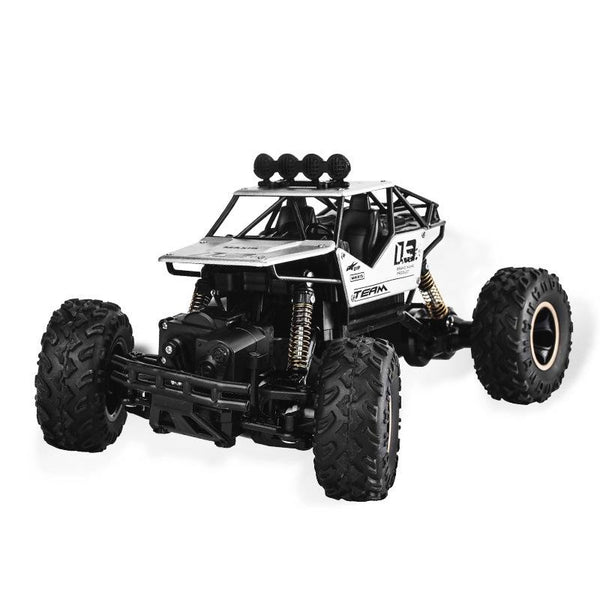 HD6141 1:16 Mountain-climbing Bigfoot Four-wheel Children Remote-controlled Off-road Vehicle Toy(Silver)