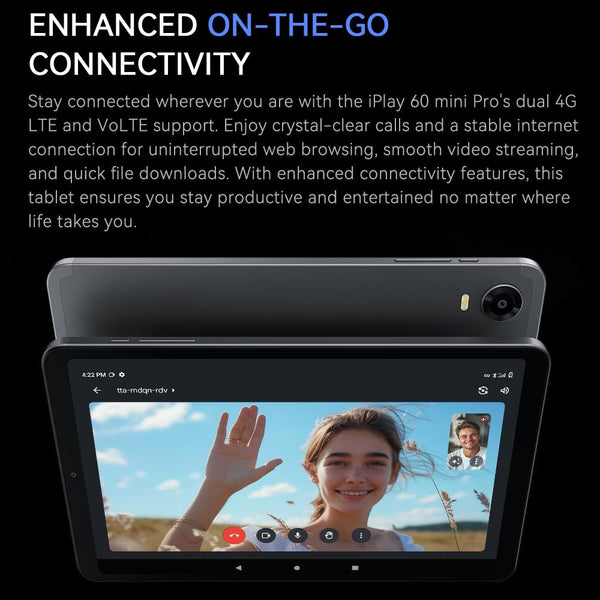 ALLDOCUBE iPlay 60 Mini Pro 4G LTE Tablet, 8GB+128GB, 8.4 inch Android 14 MTK Helio G99 Octa Core(Grey)