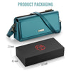 CaseMe ME30 Max Multifunctional Large-Capacity Shoulder Crossbody Phone Bag(Blue Green)