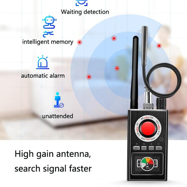RF Bug Detector & GPS Tracker Finder - Anti Spy Camera Scanner