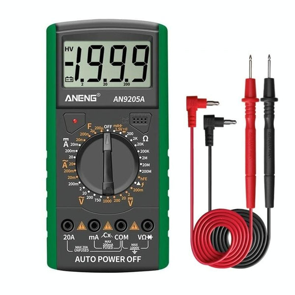ANENG Automatic High-Precision Intelligent Digital Multimeter, Specification: AN9205A(Green)