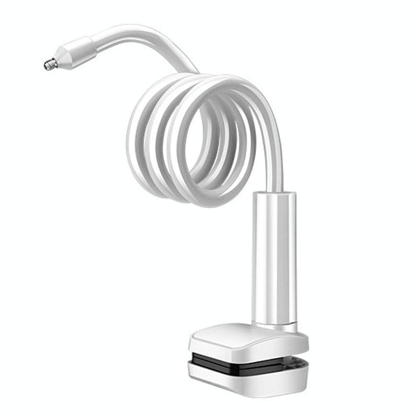 Adjustable White 110cm No-Drill Security Camera Clamp Mount