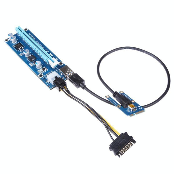 PCE164P-N03 VER006C Mini PCI-E 1X To 16X Riser For Laptop External Image Card, Spec: Blackboard 4pin
