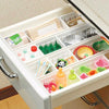 Adjustable Drawer Cutlery Divider Case Makeup Storage Organizer Box, Size:30x12x5cm(Orange)