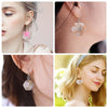DIY Epoxy Resin Three-Dimensional Geometric Pendant Earring Silicone Mold, Spec: Round