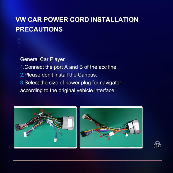 For Volkswagen/Skoda 2+64G Player Large Screen Carplay Android Navigation Reversing Camera Integrated Machine(Standard)