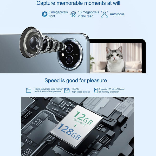 BMAX MaxPad i11 S WiFi Tablet, 4GB+128GB , 10.95 inch Android 15 OS Unisoc T606 Octa Core(EU Plug)