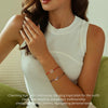S925 Sterling Silver Sun And Moon Couple Braided Bracelet Jewelry, Model: BSB166-RD