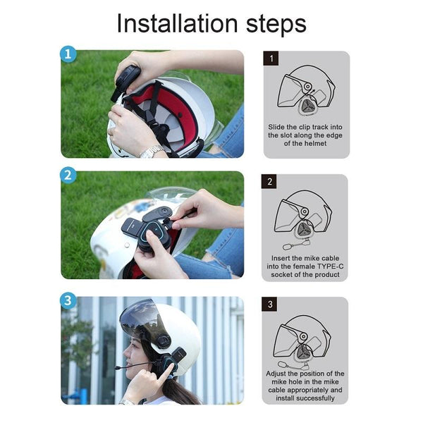 LX1 Motorcycle Half Helmet Waterproof Wireless 5.3 Bluetooth Headset, Version: English(Classic Green)