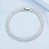 YIB055-19LVT Sparkling Cubic Zirconia Bracelet Gold Plated Copper Jewelry