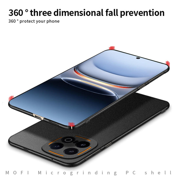 For vivo iQOO 13 MOFI Fandun Series Frosted PC Ultra-thin All-inclusive Phone Case(Red)