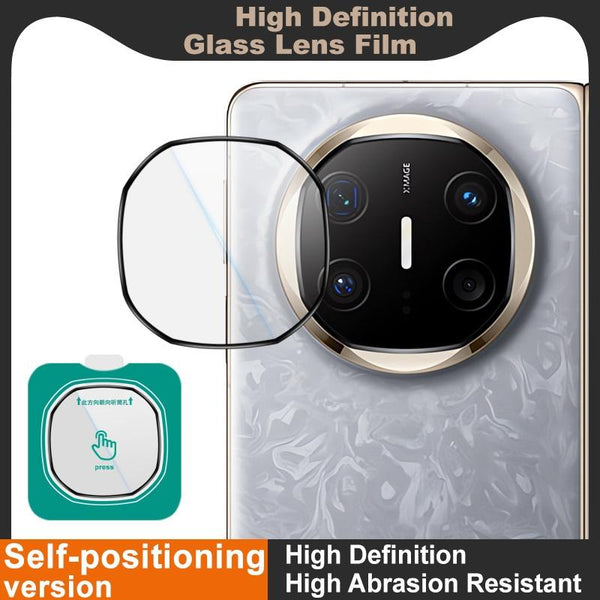 For Huawei Mate X6 imak HD Glass Rear Camera Lens Film, Self-positioning Version