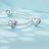 S925 Sterling Silver Platinum-plated Love Opal DIY Bracelet With Beads(SCC2745)