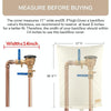 Outdoor Faucet Backflow Valves Anti-Freeze Cover Water Faucet Protector 43 x 52cm