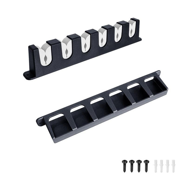 6-hole EVA Fishing Rod Storage Display Rack Club Holder, Color: Vertical Gray