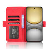For Realme C75 4G Skin Feel Calf Texture Card Slots Leather Phone Case(Red)