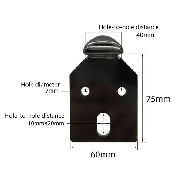 LH-D012-01 Cylindrical Metal Furniture Support Legs, Height: 15cm(Matte Black)