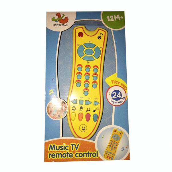 Baby Toys Music Mobile Phone TV Remote Control Early Educational Toys Electric Numbers Remote Learning Machine(Pink)