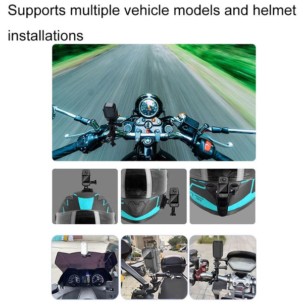 4K/30FPS 5G/2.4G HD Night Video Outdoor Waterproof Riding Record Thumb Camera, Spec: Battery Black