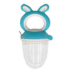 Baby Pacifier Fruit And Vegetable Auxiliary Feeder Baby Bites Feeder Nipples, Color: Medium Blue