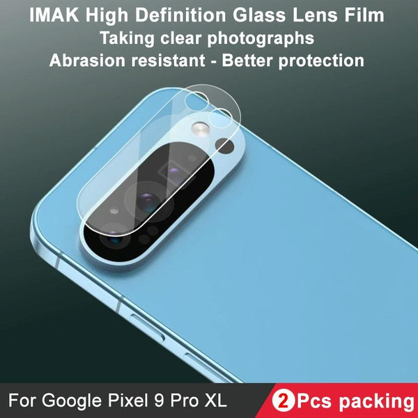 For Google Pixel 9 Pro XL 2pcs/Set imak HD Glass Rear Camera Lens Film