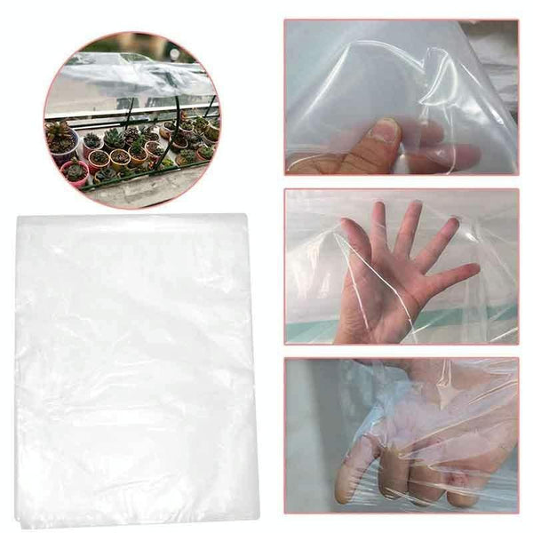 3 x 6m Transparent Plant Antifreeze Film Waterproof Cover Window Sealing Film Greenhouse PE Film